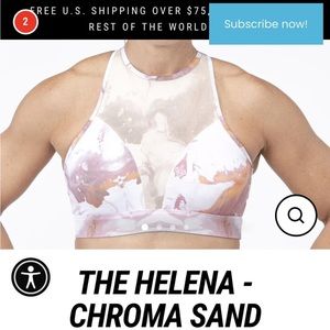 Chestee Helena-Chroma Sand sports bra
